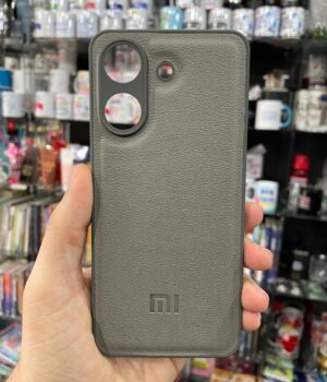 CAPINHA DE CELULAR REDMI 13C / POCO C65 CASE CINZA RELEVO