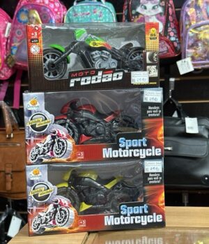 MOTO DE PLÁSTICO 3 OPÇÕES DISPONÍVEIS