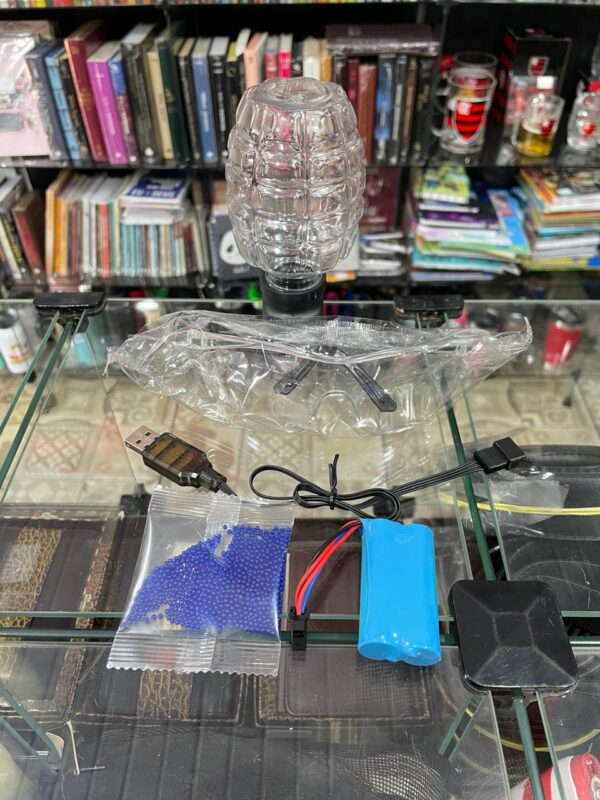 ARMA DE GEL MP5 PEÇAS DE REPOSIÇÃO (BATERIA, BOLAS DE GEL, ÓCULOS, RECIPIENTE E CARREGADOR)