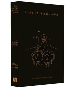 BÍBLIA ARC BOM PASTOR CAPA DURA COM HARPA E CORINHOS LETRA GRANDE