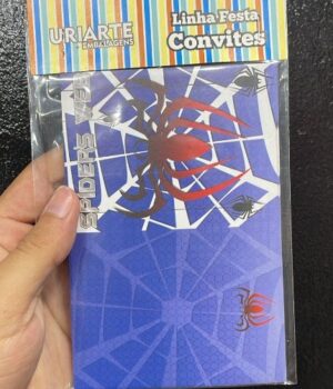CONVITES DE FESTA HOMEM ARANHA - 8un