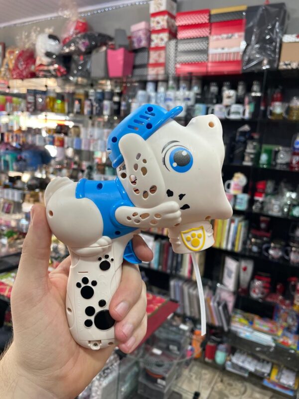 LANÇA BOLHAS BUBBLE GUN PATRULHA CANINA AZUL
