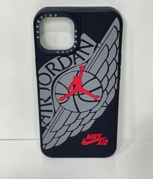 CAPINHA DE CELULAR IPHONE 13 / IPHONE 14 CASE PRETO AIR JORDAN