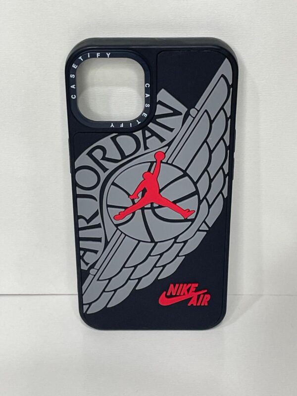 CAPINHA DE CELULAR IPHONE 13 / IPHONE 14 CASE PRETO AIR JORDAN