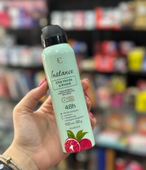 DESODORANTE ANTITRANSPIRANTE AEROSOL CHÁ VERDE E ROMÃ