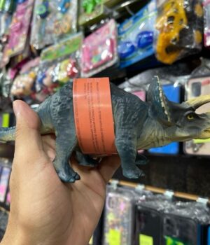 DINOSSAURO TRICERATOPS CINZA