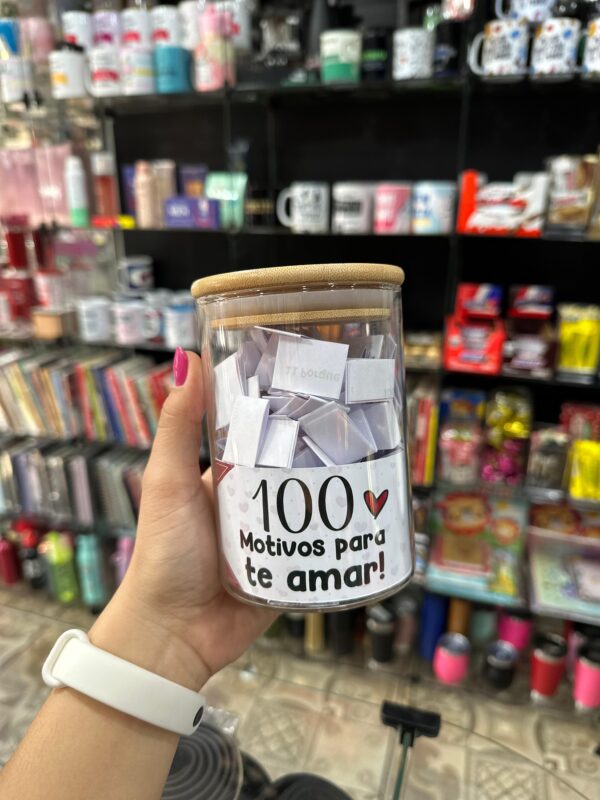 POTE 100 MOTIVOS PRA TE AMAR COM BALÃO VERMELHO - Imagem 2