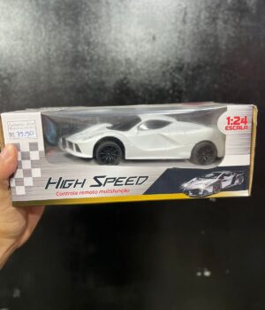 CARRINHO DE CONTROLE REMOTO HIGH SPEED BRANCO