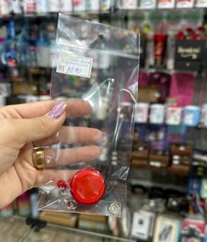 PORTA-CRACHÁ VERMELHO