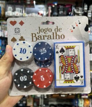 BARALHO 54 CARTAS + 24 FICHAS