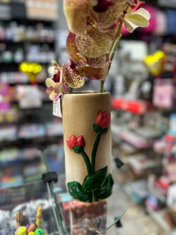 VASO COM ROSAS ARTIFICIAIS - Imagem 3