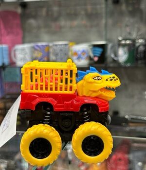 CARRINHO AMARELO COM VERMELHO