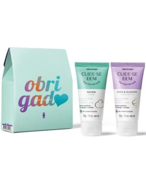 KIT 2 HIDRATANTES PARA AS MÃOS OBRIGADA VOCÊ É INCRÍVEL 2X30G