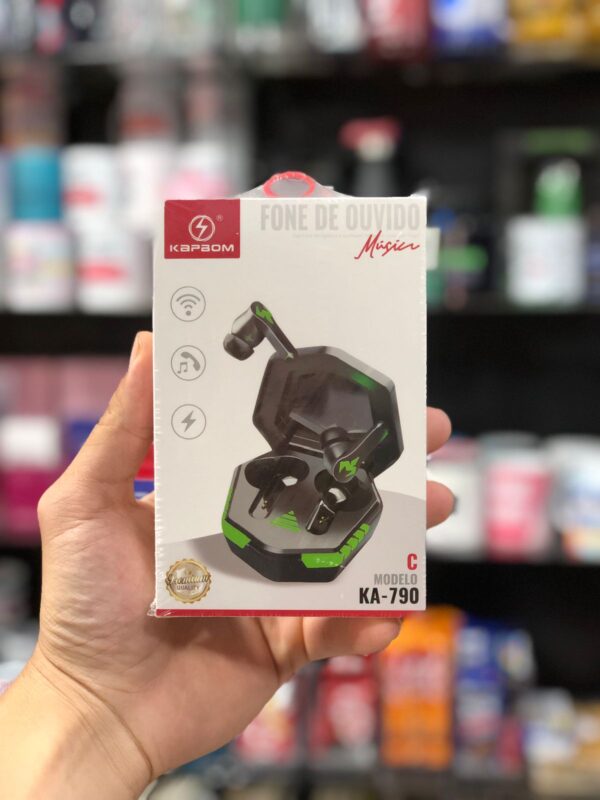 FONE DE OUVIDO SEM FIO KAPBOM KA-790