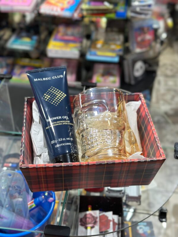 CESTA + SHOWER GEL MALBEC + COPO DE CAVEIRA - Imagem 2