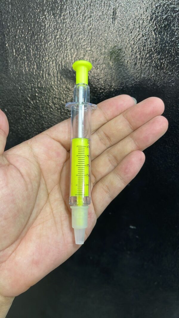 CANETA MARCA TEXTO BOBBIE GOODS INJEÇÃO AMARELO