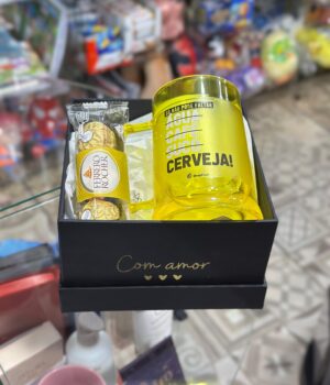 CAIXA + FERRERO + CANECA DE GEL SÓ NÃO PODE FALTAR CERVEJA