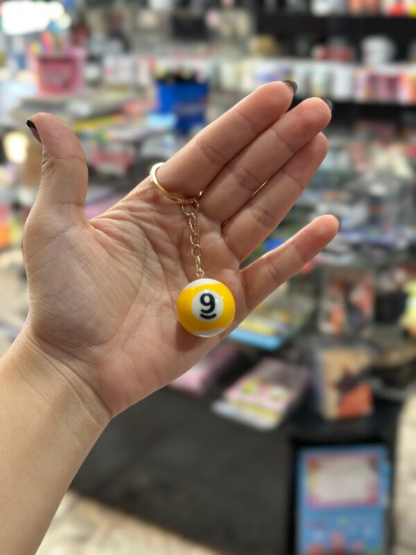 CHAVEIRO BOLA DE SINUCA NÚMERO 9