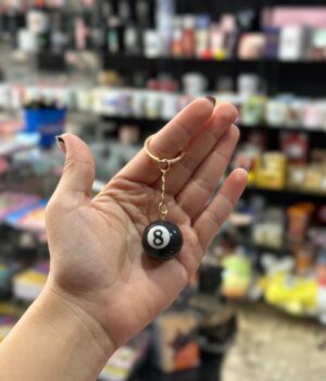 CHAVEIRO BOLA DE SINUCA NÚMERO 8