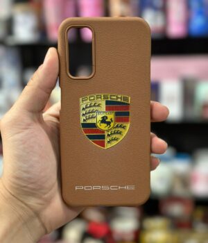 CAPINHA DE CELULAR A14 / M14 CASE MARROM PORSCHE