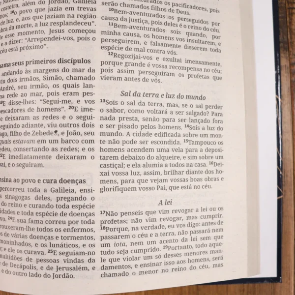 BÍBLIA SAGRADA MONTANHA LUZ CAPA DURA KING JAMES - Imagem 5