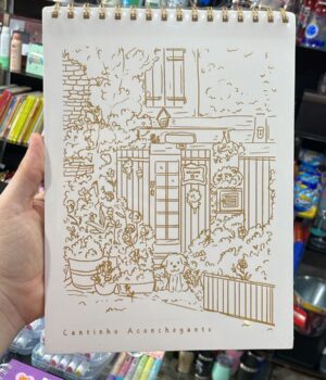 LIVRO PARA COLORIR BOBBIE GOODS SKETCHBOOK CANTINHO ACONCHEGANTE