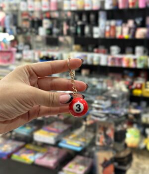 CHAVEIRO BOLA DE SINUCA NÚMERO 3