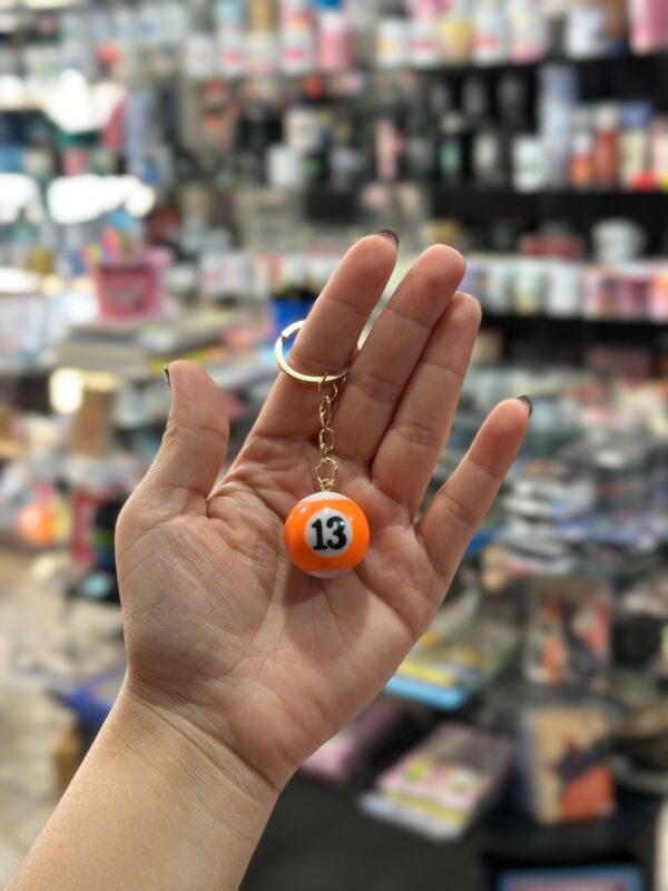 CHAVEIRO BOLA DE SINUCA NÚMERO 13
