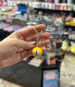 CHAVEIRO BOLA DE SINUCA NÚMERO 1