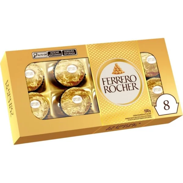 FERRERO ROCHER | 8 BOMBONS | 100g