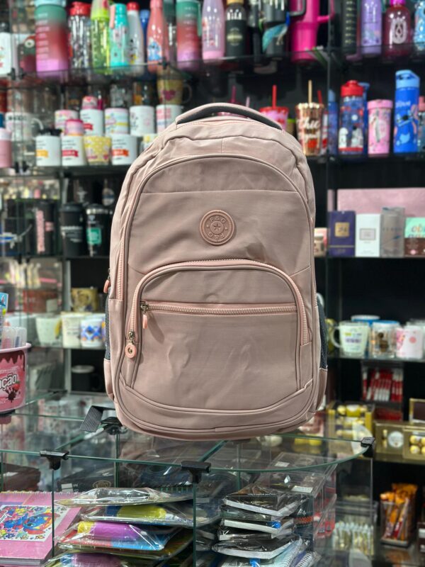 MOCHILA ROSA CLARO F&G