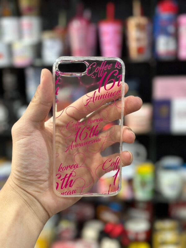 CAPINHA DE CELULAR IPHONE 7 PLUS / 8 PLUS TRANSPARENTE COM FRASES