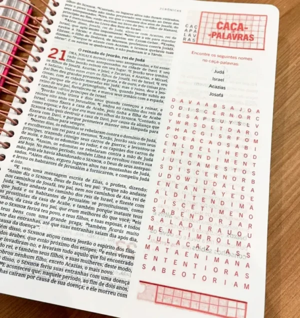 BÍBLIA KING JAMES BÍBLIA INTERATIVA ESTUDE, MEDITE E ANOTE CAPA DURA  LETRA NORMAL - Imagem 4