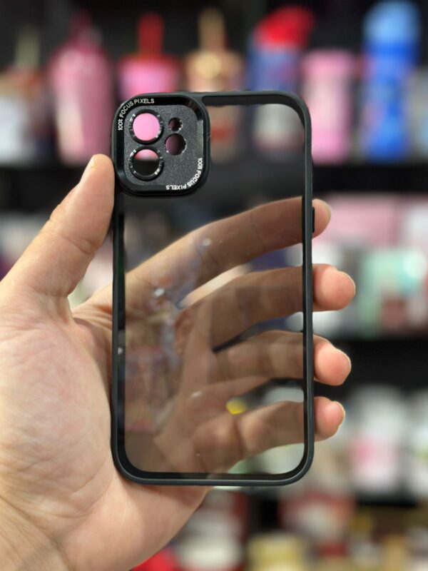 CAPINHA DE CELULAR IPHONE 11 SPACE CASE BORDA PRETO