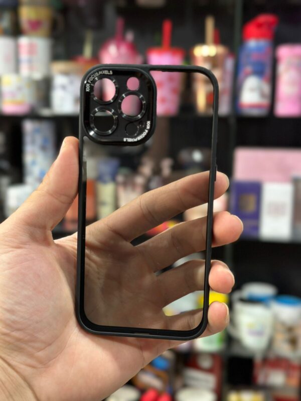 CAPINHA DE CELULAR IPHONE 13 PRO MAX SPACE CASE BORDA PRETO