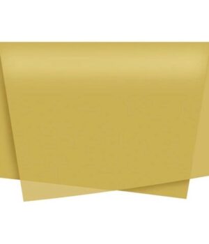 PAPEL SEDA DOURADO 49X69CM