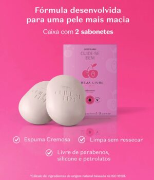 SABONETE CEREJA LIVRE 2X80G