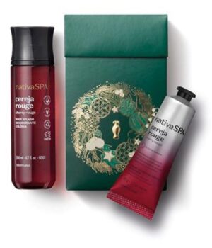KIT BODY SPLASH 200ML + HIDRATANTE PARA MÃOS 50GCEREJA ROUGE