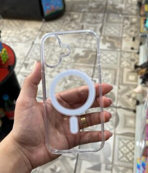 CAPINHA DE CELULAR IPHONE 17 TRANSPARENTE COM MAGSAFE
