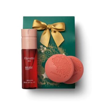 KIT BODY SPRAY 100ML + 2 SABONETE EM BARRA 90G CADA FLORATTA RED
