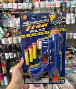 ARMINHA AZUL COM PROJÉTEIS DE EVA