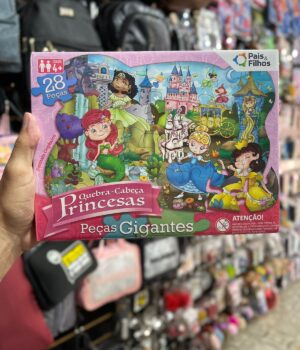 QUEBRA-CABEÇA PRINCESAS 28 PEÇAS