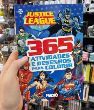 365 LIGA DA JUSTIÇA PARA COLORIR