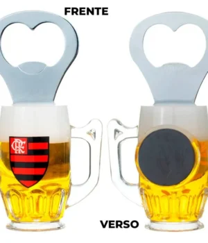 ABRIDOR DE GARRAFA FLAMENGO COM ÍMÃ
