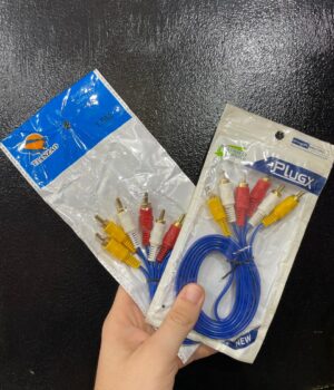 CABO AUXILIAR 2 PONTAS RCA CABO AZUL 1,5MT