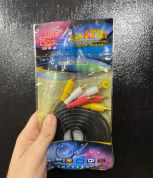 CABO AUXILIAR 2 PONTAS RCA 3MT