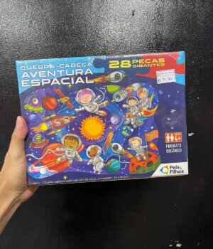 QUEBRA-CABEÇA AVENTURA ESPACIAL 28 PEÇAS