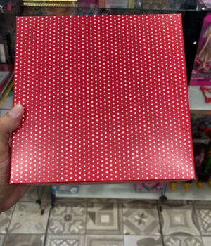 REF: 21008 CAIXA QUADRADA POÁ M 21x21x8,5cm