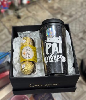 CAIXA + FERRERO + COPO PAI DE GATO