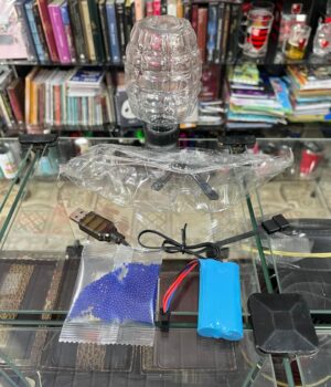 ARMA DE GEL MP5 PEÇAS DE REPOSIÇÃO (BATERIA, BOLAS DE GEL, ÓCULOS, RECIPIENTE E CARREGADOR)